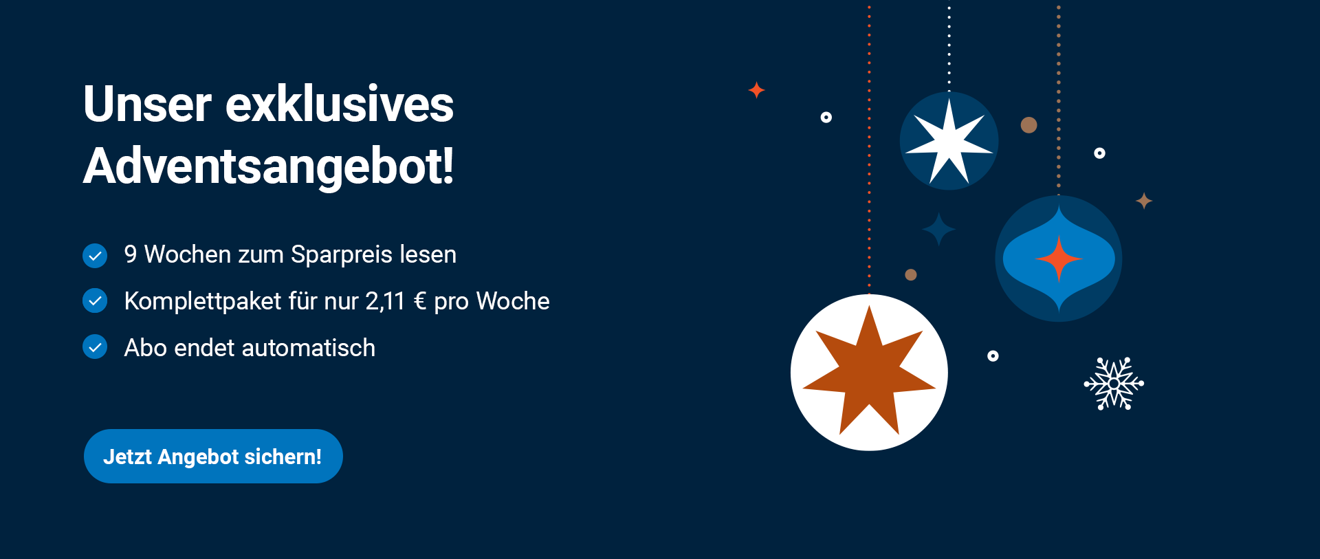 Unser exklusives Adventsangebot!